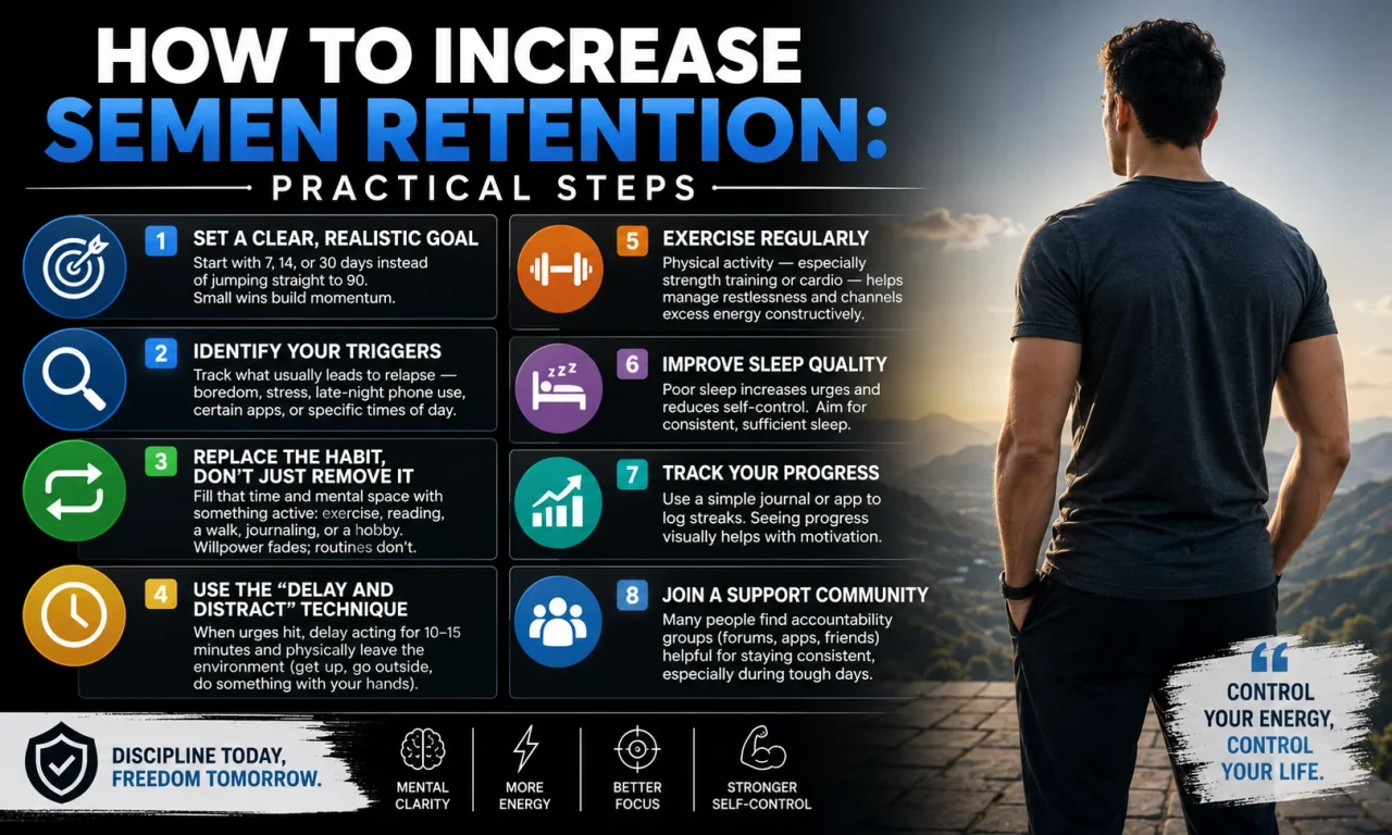 How to increase semen retention guide