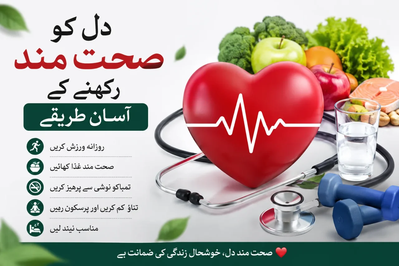 دل کو صحت مند رکھنے کے آسان طریقے